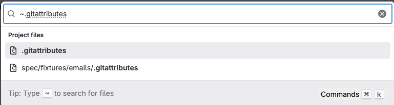 Find file button